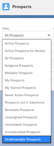 undeliverable prospects