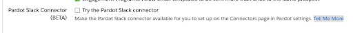 Enable the Pardot Slack Connector