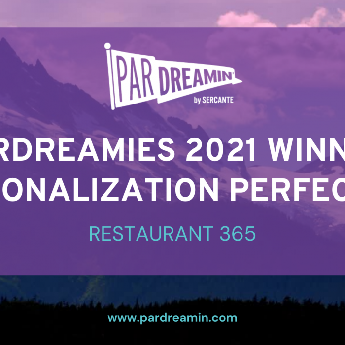 ParDreamies Personalization Perfection Pardot Award Winner: Restaurant 365
