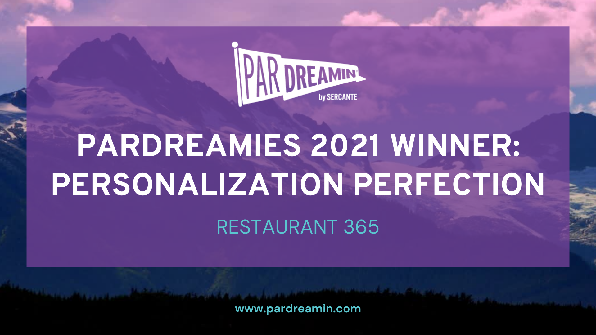 Pardreamies personalization perfection - Restaurant 365