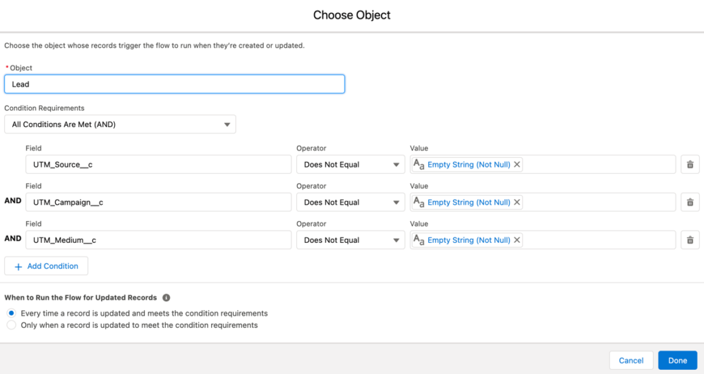 Configure Lead Flow - Step 3