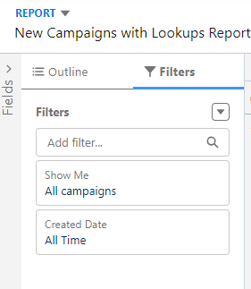 Filters changed to All Campaigns and All Time