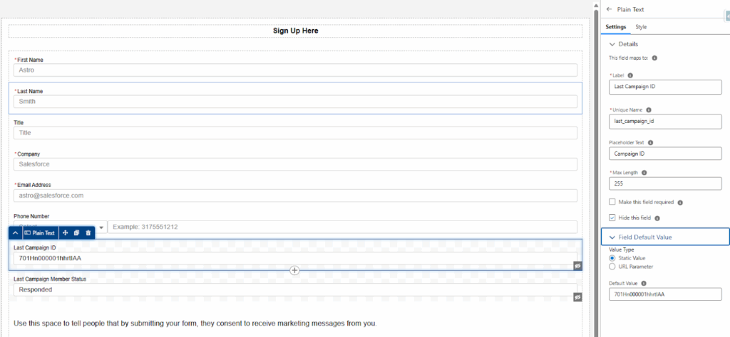 How to sign up for campaign manager flows