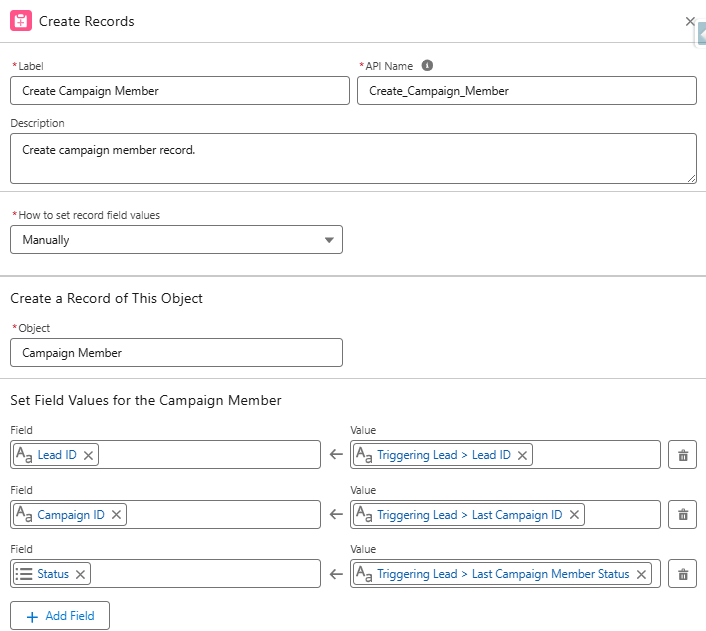 How to update/create records