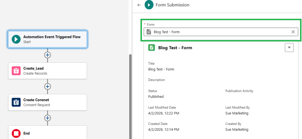 Steps to delete a form